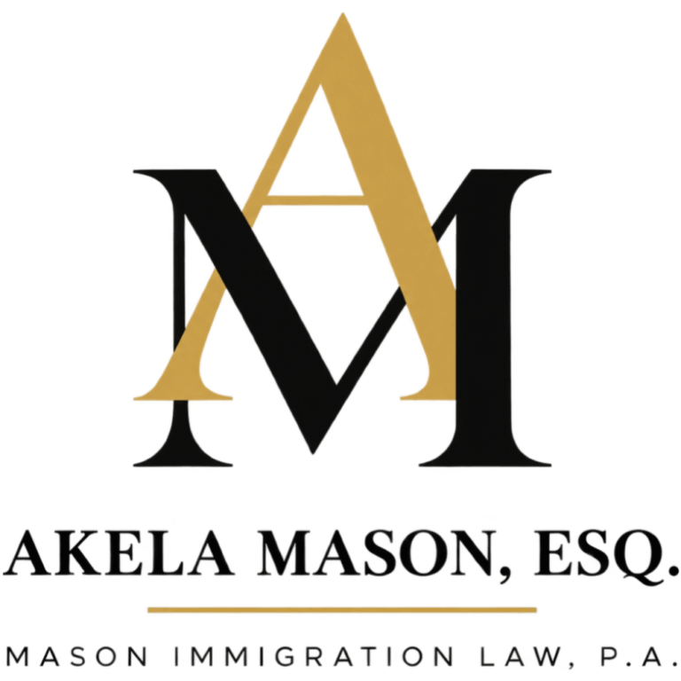 Akela Mason, Esq. Mason Immigration Law, P.A. logo