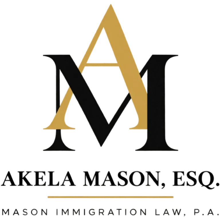 Akela Mason, Esq. Mason Immigration Law, P.A. logo
